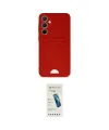 ieg™ Galaxy A35 5G Kılıf Vadi Çizgi Prime - Şeffaf Pasifik Cam Ekran Koruyucu