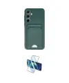 ieg™ Galaxy A35 5G Kılıf Vadi Çizgi Prime - Siyah 3D Antistatik Cam Ekran Koruyucu