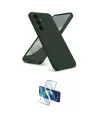 ieg™ Galaxy A36 Kılıf Ahenk Serisi - Siyah 3D Antistatik Cam Ekran Koruyucu