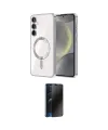 ieg™ Galaxy A36 Kılıf Nova Işık Özel Seri - Siyah 3D Antistatik Hayalet Cam Ekran Koruyucu