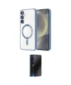 ieg™ Galaxy A36 Kılıf Nova Işık Özel Seri - Siyah 3D Antistatik Hayalet Cam Ekran Koruyucu