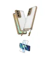ieg™ Galaxy A36 Kılıf Ufuk Klasik - Siyah 3D Antistatik Cam Ekran Koruyucu