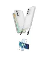 ieg™ Galaxy A36 Kılıf Ufuk Klasik - Siyah 3D Antistatik Cam Ekran Koruyucu