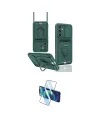 ieg™ Galaxy A36 Kılıf Vadi Form Prime - Siyah 3D Antistatik Cam Ekran Koruyucu