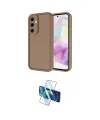 ieg™ Galaxy A36 Kılıf Yankı Yansıma Özel Seri - Siyah 3D Antistatik Cam Ekran Koruyucu