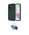 ieg™ Galaxy A36 Kılıf Yankı Yansıma Özel Seri - Siyah 3D Antistatik Cam Ekran Koruyucu