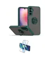 ieg™ Galaxy A36 Kılıf Yörünge Çizgi - Siyah 3D Antistatik Cam Ekran Koruyucu