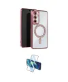 ieg™ Galaxy A36 Kılıf Zirve Doku Prime - Siyah 3D Antistatik Cam Ekran Koruyucu