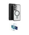 ieg™ Galaxy A36 Kılıf Zirve Doku Prime - Siyah 3D Antistatik Cam Ekran Koruyucu