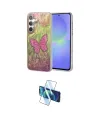 ieg™ Galaxy A36 Kılıf Zirve Modern Prime - Siyah 3D Antistatik Cam Ekran Koruyucu