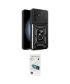 ieg™ Galaxy A37 5G Kılıf Ahenk Klasik - Şeffaf 3D Antistatik Cam Ekran Koruyucu