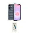 ieg™ Galaxy A37 5G Kılıf Atlas Koleksiyonu - Şeffaf Pasifik Cam Ekran Koruyucu