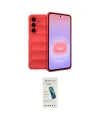 ieg™ Galaxy A37 5G Kılıf Atlas Koleksiyonu - Şeffaf Pasifik Cam Ekran Koruyucu