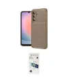 ieg™ Galaxy A37 5G Kılıf Eksen Form Prime - Şeffaf 3D Antistatik Cam Ekran Koruyucu