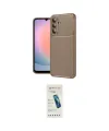 ieg™ Galaxy A37 5G Kılıf Eksen Form Prime - Şeffaf Pasifik Cam Ekran Koruyucu