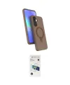 ieg™ Galaxy A37 5G Kılıf İz Işık Koleksiyonu - Şeffaf 3D Antistatik Cam Ekran Koruyucu