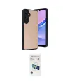 ieg™ Galaxy A37 5G Kılıf Kıvılcım Işık Serisi - Şeffaf 3D Antistatik Cam Ekran Koruyucu