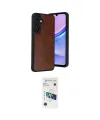ieg™ Galaxy A37 5G Kılıf Kıvılcım Işık Serisi - Şeffaf 3D Antistatik Cam Ekran Koruyucu