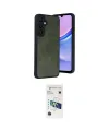 ieg™ Galaxy A37 5G Kılıf Kıvılcım Işık Serisi - Şeffaf 3D Antistatik Cam Ekran Koruyucu