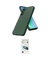 ieg™ Galaxy A37 5G Kılıf Kozmos Yansıma Özel Seri - Şeffaf 3D Antistatik Cam Ekran Koruyucu