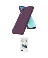 ieg™ Galaxy A37 5G Kılıf Kozmos Yansıma Özel Seri - Şeffaf 3D Antistatik Cam Ekran Koruyucu