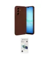 ieg™ Galaxy A37 5G Kılıf Nova Işık - Şeffaf 3D Antistatik Cam Ekran Koruyucu