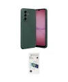 ieg™ Galaxy A37 5G Kılıf Nova Işık - Şeffaf 3D Antistatik Cam Ekran Koruyucu