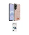 ieg™ Galaxy A37 5G Kılıf Vadi Klasik Serisi - Şeffaf 3D Antistatik Cam Ekran Koruyucu