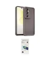 ieg™ Galaxy A37 5G Kılıf Yankı Yansıma Özel Seri - Şeffaf 3D Antistatik Cam Ekran Koruyucu