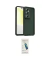 ieg™ Galaxy A37 5G Kılıf Yankı Yansıma Özel Seri - Şeffaf Pasifik Cam Ekran Koruyucu