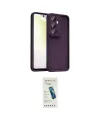 ieg™ Galaxy A37 5G Kılıf Yankı Yansıma Özel Seri - Şeffaf Pasifik Cam Ekran Koruyucu