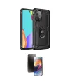 ieg™ Galaxy A52 Kılıf Ahenk Klasik Koleksiyonu - Siyah 3D Antistatik Mat Seramik Nano Ekran Koruyucu