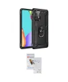 ieg™ Galaxy A52 Kılıf Ahenk Klasik Koleksiyonu - Siyah Seramik Nano Ekran Koruyucu