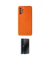ieg™ Galaxy A52 Kılıf Ahenk Serisi - Siyah 3D Antistatik Hayalet Cam Ekran Koruyucu