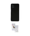 ieg™ Galaxy A52 Kılıf Ahenk Serisi - Siyah Seramik Nano Ekran Koruyucu