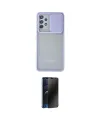 ieg™ Galaxy A52 Kılıf Vadi Çizgi - Siyah 3D Antistatik Hayalet Cam Ekran Koruyucu