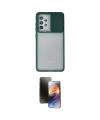 ieg™ Galaxy A52 Kılıf Vadi Çizgi - Siyah 3D Antistatik Mat Seramik Nano Ekran Koruyucu