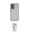 ieg™ Galaxy A53 5G Kılıf Ahenk Çizgi Serisi - Şeffaf Uv Polymer Nano Ekran Koruyucu