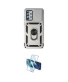 ieg™ Galaxy A53 5G Kılıf Ahenk Klasik - Siyah 3D Antistatik Cam Ekran Koruyucu