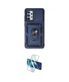ieg™ Galaxy A53 5G Kılıf Ahenk Klasik - Siyah 3D Antistatik Cam Ekran Koruyucu