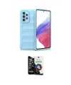 ieg™ Galaxy A53 5G Kılıf Atlas Koleksiyonu - Şeffaf Temperli Cam Ekran Koruyucu