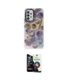 ieg™ Galaxy A53 5G Kılıf Siluet Çizgi Koleksiyonu - Şeffaf Temperli Cam Ekran Koruyucu