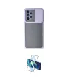 ieg™ Galaxy A53 5G Kılıf Vadi Çizgi - Siyah 3D Antistatik Cam Ekran Koruyucu