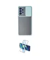 ieg™ Galaxy A53 5G Kılıf Vadi Çizgi - Siyah 3D Antistatik Cam Ekran Koruyucu