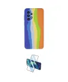ieg™ Galaxy A53 5G Kılıf Yadigar Çizgi - Siyah 3D Antistatik Cam Ekran Koruyucu