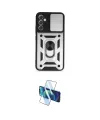 ieg™ Galaxy A54 5G Kılıf Ahenk Klasik - Siyah 3D Antistatik Cam Ekran Koruyucu