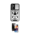 ieg™ Galaxy A54 5G Kılıf Ahenk Klasik - Siyah 3D Antistatik Mat Seramik Nano Ekran Koruyucu