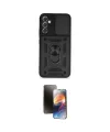 ieg™ Galaxy A54 5G Kılıf Ahenk Klasik - Siyah 3D Antistatik Mat Seramik Nano Ekran Koruyucu
