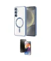 ieg™ Galaxy A54 5G Kılıf Nova Işık Özel Seri - Siyah 3D Antistatik Mat Seramik Nano Ekran Koruyucu