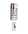 ieg™ Galaxy A54 5G Kılıf Odak Klasik Serisi - Şeffaf Pasifik Cam Ekran Koruyucu